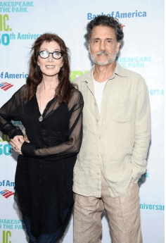 Chris, with his current wife, Joanna